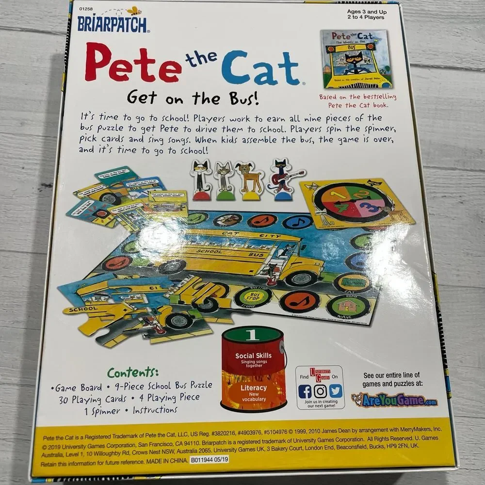 Pete the‎ Cat Wheels on the Bus game